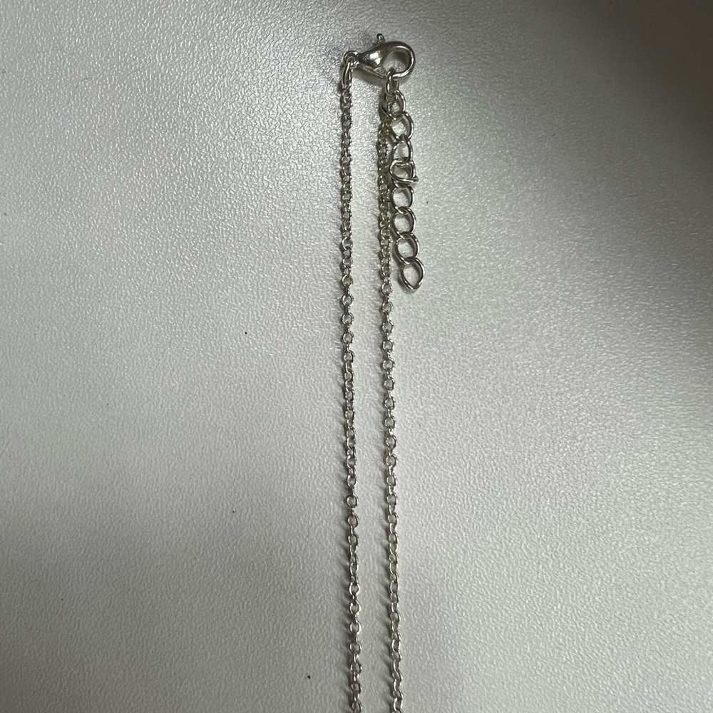 Elegant Silver Pendant Necklace - Picture 5 of 6